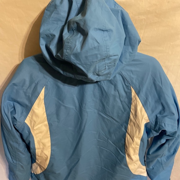 Columbia Interchange Snow Parka Women’s Size Medium Blue White Full Zip Two Pc - Picture 4 of 12